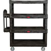 Heavy-Duty Ergo Utility Cart, 4 Tiers, 24-1/4" x 62-2/5" x 54-1/10", 700 lbs. Capacity Air Extreme Inc.