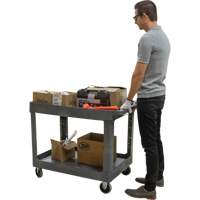 Chariot utilitaire pour l'entretien, 2 tiers, 24-5/8" x 32-1/2" x 40", Capacit&eacute; 550 lb Air Extreme Inc.