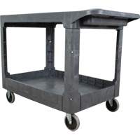Chariot utilitaire pour l'entretien avec tablette plate, 2 tiers, 25-1/4" x 32-1/4" x 44", Capacit&eacute; 550 lb Air Extreme Inc.