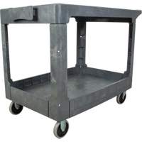 Chariot utilitaire pour l'entretien avec tablette plate, 2 tiers, 25-1/4" x 32-1/4" x 44", Capacit&eacute; 550 lb Air Extreme Inc.