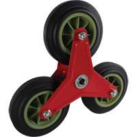 Assemblage de roue de remplacement pour diable monte-marches Kleton Air Extreme Inc.