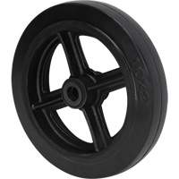 Roue en caoutchouc moul&eacute;, 10" (254 mm) dia. x 2" (50,8 mm) la, Capacit&eacute; de 948 lb (430 kg) Air Extreme Inc.