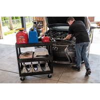 Tub Cart, 3 Tiers, 35-1/4" x 37-1/4" x 18", 375 lbs. Capacity Air Extreme Inc.