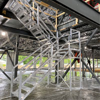 3-5 Step Telescopic Aluminum Smart Stairs Air Extreme Inc.