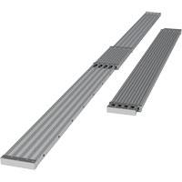 Telescoping Work Plank, 204" W x 12" D, 250 lbs. Capacity, Knocked Down Air Extreme Inc.