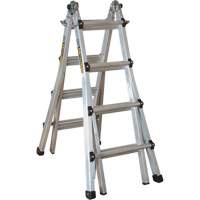 Telescoping Multi-Position Ladder, Aluminum, 300 lbs., CSA Grade 1A Air Extreme Inc.