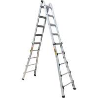 Telescoping Multi-Position Ladder, Aluminum, 300 lbs., CSA Grade 1A Air Extreme Inc.