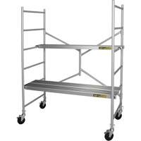 Portable Alu Series Scaffold, Aluminum Frame, 29" D x 72" H Air Extreme Inc.