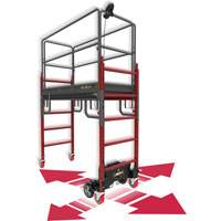 Complete Motorized Buildman 6' Baker Scaffold Kit, 31" D x 118-3/4" H Air Extreme Inc.