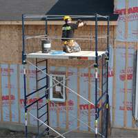 Complete Scaffold Tower with Casters, 69-1/2" D x 178" H Air Extreme Inc.