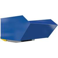 Heavy-Duty H-Style Bump & Dump Hopper, Steel, 1 cu.yd., Blue Air Extreme Inc.