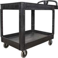 Utility Cart, 2 Tiers, 25-5/8" x 33-1/2" x 43-3/4", 550 lbs. Capacity Air Extreme Inc.
