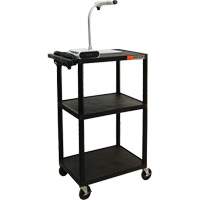 Electric Utility Cart, 3 Tiers, 24" x 42" x 18", 300 lbs. Capacity Air Extreme Inc.