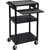 Electric Utility Cart, 3 Tiers, 24" x 42" x 18", 300 lbs. Capacity Air Extreme Inc.