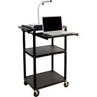 Electric Utility Cart, 3 Tiers, 24" x 42" x 18", 300 lbs. Capacity Air Extreme Inc.