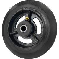 Roue en caoutchouc moul&eacute;, 6'' (152 mm) dia. x 1-1/2" (38 mm) la, Capacit&eacute; de 450 lb (204 kg) Air Extreme Inc.