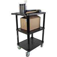 Chariot utilitaire avec tablette plate, 3 tiers, 18-1/8" x 37-3/8" x 27-3/4", Capacit&eacute; 330 lb Air Extreme Inc.