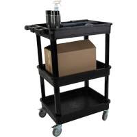 Chariot utilitaire avec tablette &agrave; bordure profonde, 3 tiers, 19" x 39-1/2" x 28-1/4", Capacit&eacute; 330 lb Air Extreme Inc.