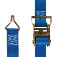 Tendeur d'arrimage utilitaire robuste, Crochet en J, 2" la x 20' lo, Charge d'utilisation 500 lb (227 kg) Air Extreme Inc.
