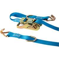 Ratchet Strap, J-Hook, 1" W x 16' L, 835 lbs. (379 kg) WLL Air Extreme Inc.