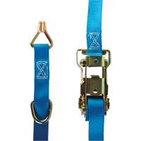 Ratchet Strap, J-Hook, 1" W x 16' L, 835 lbs. (379 kg) WLL Air Extreme Inc.