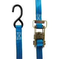 Ratchet Strap, J-Hook, 1" W x 15' L, 500 lbs. (227 kg) Working Load Limit Air Extreme Inc.