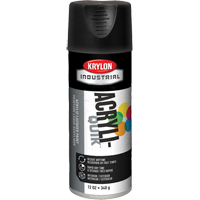 Industrial Acryli-Quik Lacquer, Black, Ultra-Flat, 12 oz., Aerosol Can Air Extreme Inc.