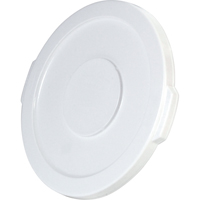 Round Brute&reg; Tops, Flat Lid, Plastic/Polyethylene, Fits Container Size: 15-5/8" Dia. Air Extreme Inc.