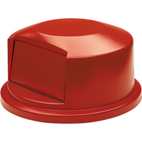 Round Brute&reg; Tops, Dome Lid, Plastic/Polyethylene, Fits Container Size: 24" Dia. Air Extreme Inc.