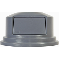 Round Brute&reg; Tops, Dome Lid, Plastic/Polyethylene, Fits Container Size: 26-1/2" Dia. Air Extreme Inc.