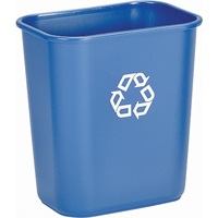 Recycling Container , Deskside, Plastic, 28-1/8 US Qt. Air Extreme Inc.