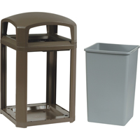 Landmark Series&reg; Classic Container Frame With Rigid Liner, Galvanized Steel, 35 US gal. Air Extreme Inc.