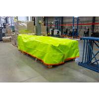 High-Visibility Heavy-Duty Woven Tarp, Polyethylene, Green/Orange, 16' x 20' x 12 mils Air Extreme Inc.