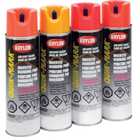 Industrial Quik-Mark Solvent-Based Inverted Marking Paint, 17 oz., Aerosol Can Air Extreme Inc.