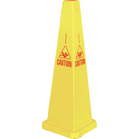 "Caution" Lamba Traffic Cones, English with Pictogram Air Extreme Inc.