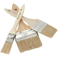 Pinceau &agrave; soies rases, Soie blanche, Manche Bois, Largeur de 1" Air Extreme Inc.