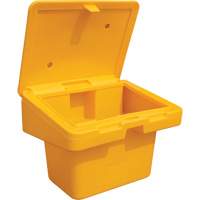 Salt Sand Container SOS, With Hasp, 30" x 24" x 24", 5.5 cu. Ft., Yellow Air Extreme Inc.