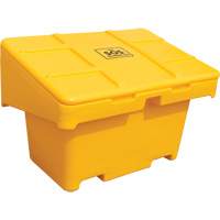 Salt Sand Container SOS, With Hasp, 42" x 29" x 30", 11 cu. Ft., Yellow Air Extreme Inc.