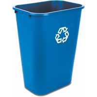 Recycling Container , Deskside, Plastic, 41-1/4 US Qt. Air Extreme Inc.