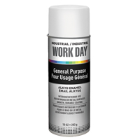 Industrial Work Day Paint, White, Gloss, 10 oz., Aerosol Can Air Extreme Inc.