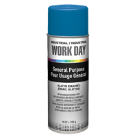 Peinture industrielle Work Day, Bleu v&eacute;ritable, Brillant, 10 oz, Canette a&eacute;rosol Air Extreme Inc.