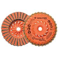 Disque de finition Enduro-Flex 2-en-1, 4-1/2" x 5/8"-11, Type 27, Grain 80, Oxyde d'aluminium Air Extreme Inc.