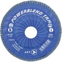 POWERBLEND TRM Trimmable Flap Disc, 5" x 7/8", Type 29, Z60 Grit, Zirconia Alumina Air Extreme Inc.