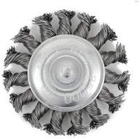 Brosse radiale &agrave; fils nou&eacute;s torsad&eacute;s mont&eacute; sur mandrin EKR275-20, 3", Fils ,02", Tige 1/4" Air Extreme Inc.