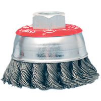 Brosse boisseau &agrave; fils li&eacute;s et nou&eacute;s &agrave; haute performance, 3" dia. x 10mm x 1,25" arbre Air Extreme Inc.