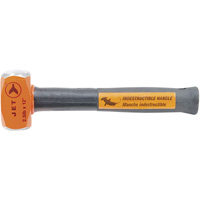 Indestructible Handle Sledge Hammer, 2.5 lbs., 12", Tubular Steel Handle Air Extreme Inc.