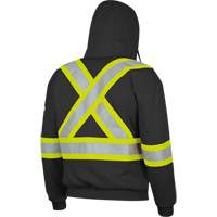 337SF Flame-Resistant Zip Style Hoodie, Men's, Small, Black, 22 cal/cm² Air Extreme Inc.