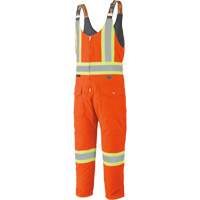 5538 High Visibility Quilted Duck Overalls, Cotton, X-Large, High Visibility Orange Air Extreme Inc.