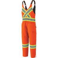 5538 High Visibility Quilted Duck Overalls, Cotton, X-Large, High Visibility Orange Air Extreme Inc.
