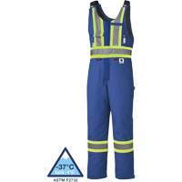 5524A High-Visibility Flame-Resistant Quilted Safety Coveralls, 2X-Large, Royal Blue Air Extreme Inc.